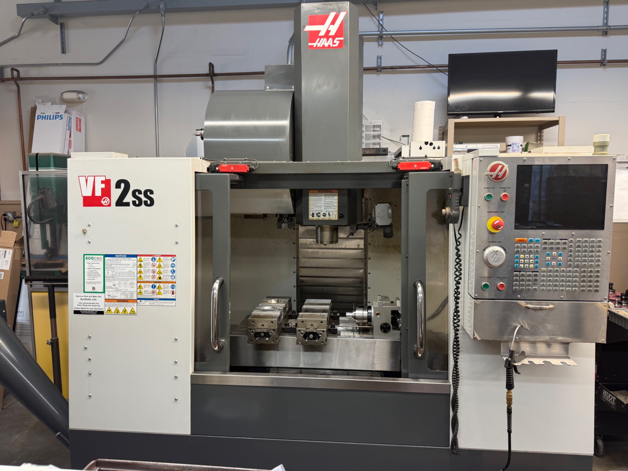 HAAS 4TH AXIS CNC MACHINE SHOP