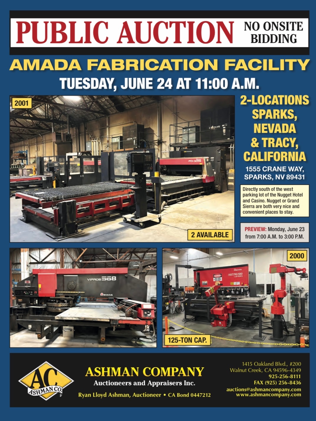 AMADA FABRICATION FACILITY