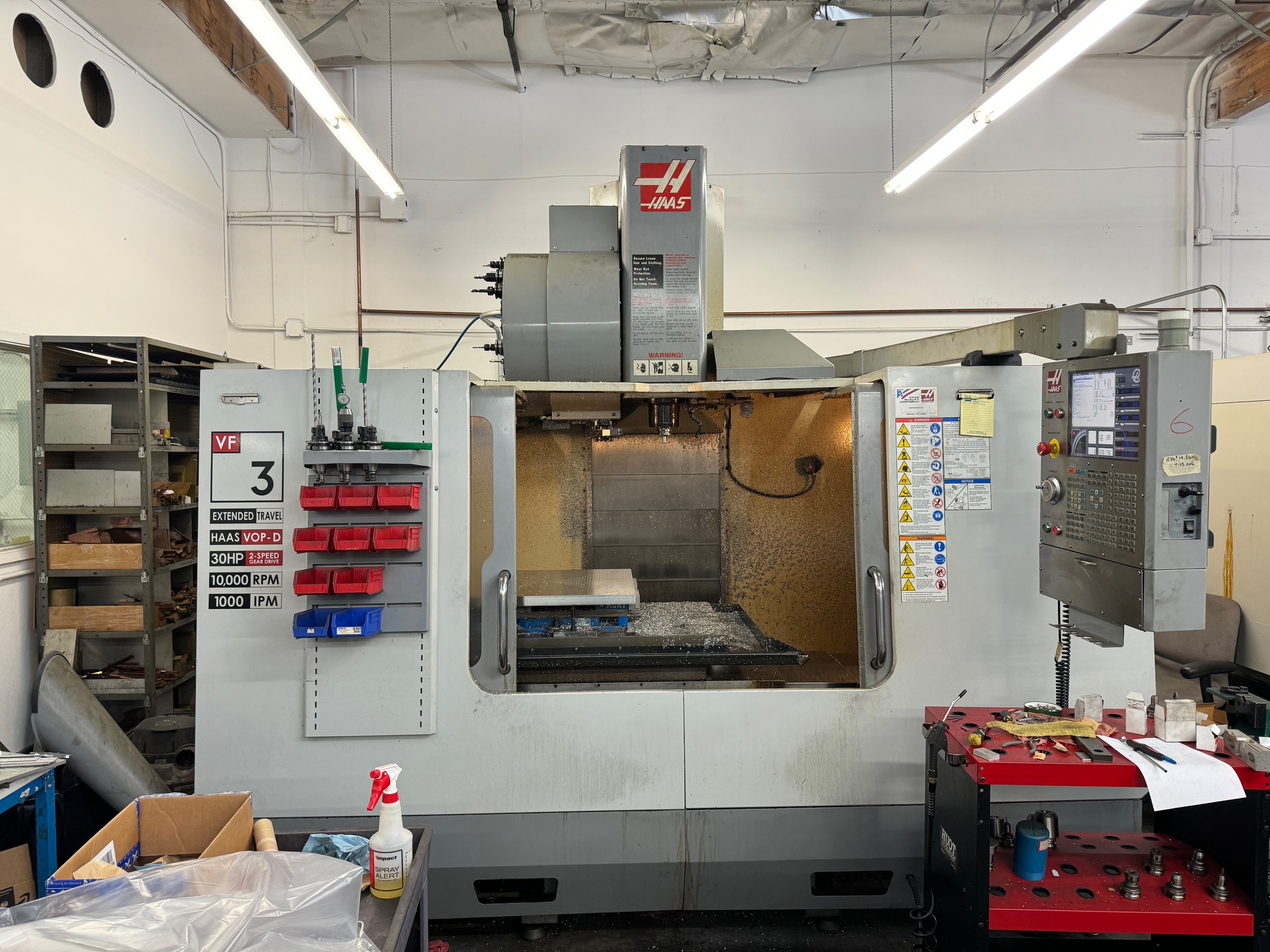BLOW OUT LIQUIDATION PRICES ON HAAS CNC MACHINE SHOP IN SAN JOSE!