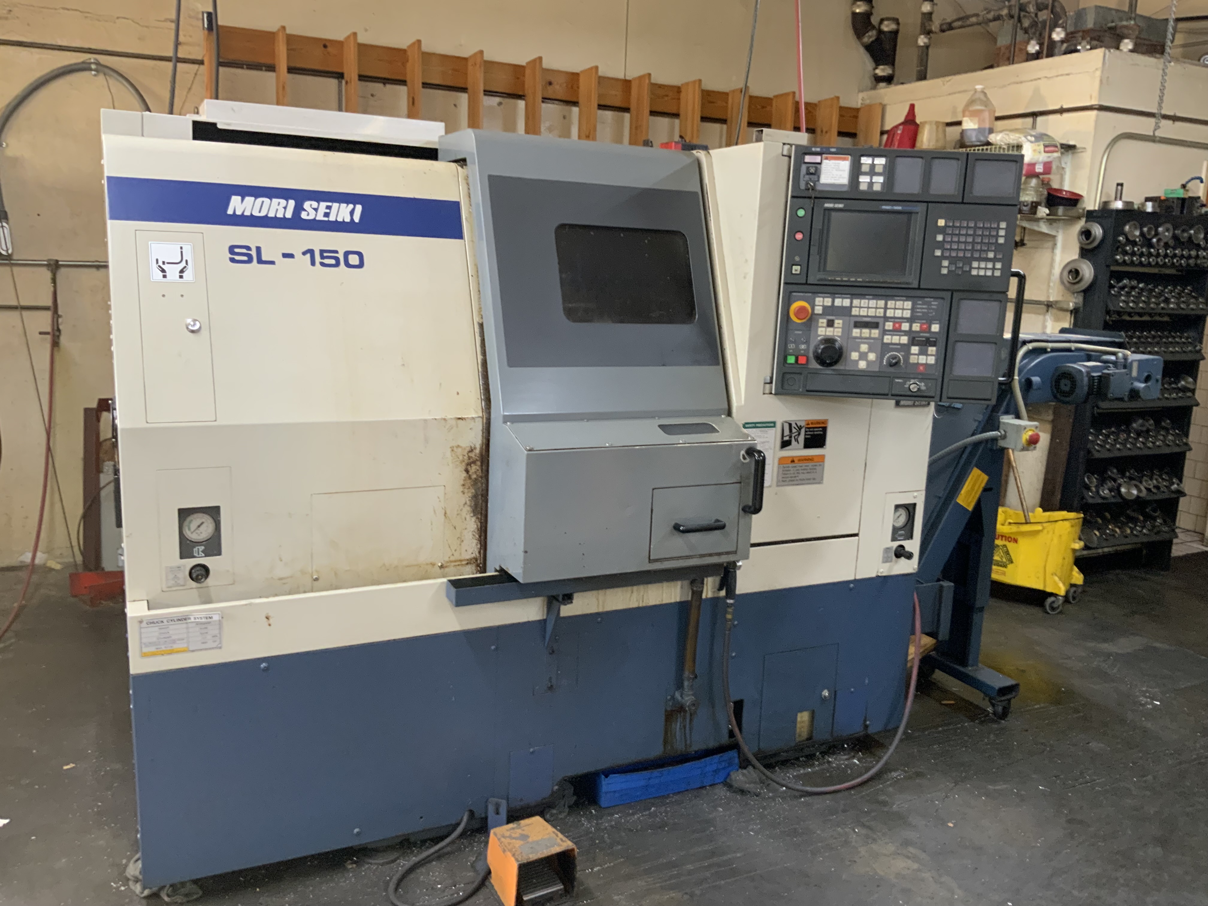 MORI SEIKI CNC MACHINE SHOP!!!