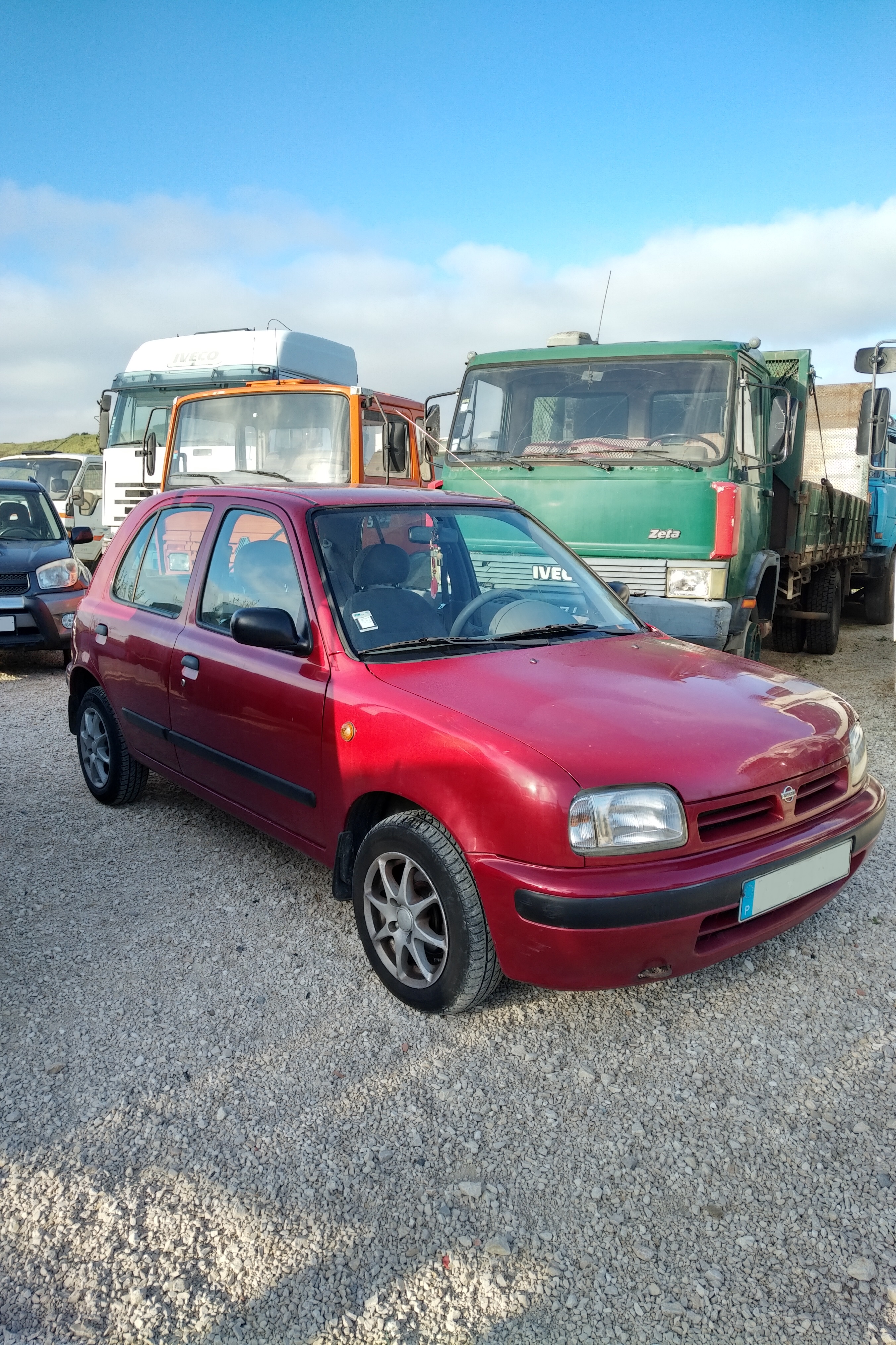 Left hand drive Nissan Micra K11 Petrol 5 door car sold to Lagos - Nigeria.