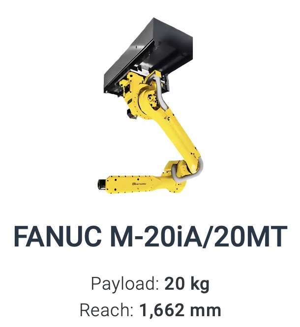 Fanuc M-20iA/20MT Data Sheet