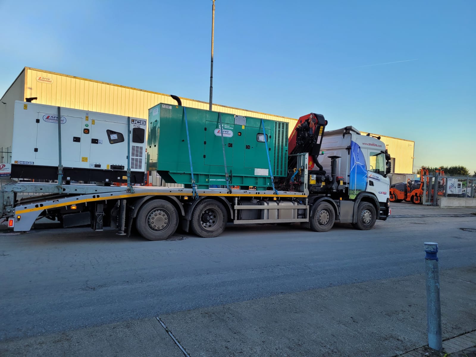 New JCB G65QS and a New Cummins C220D5 SOLD... Delivered to sites in Dublin 