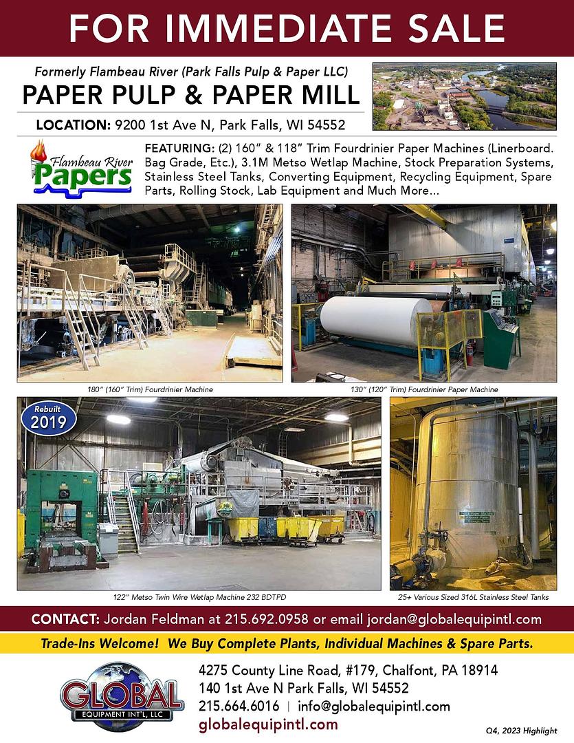 PAPER MILL LIQUIDATION 2023-2024