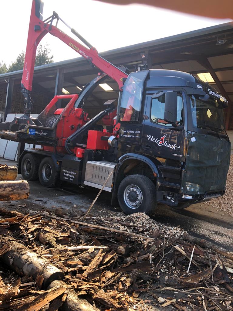 OUR HEIZOHACK CHIPTRUCK HAS BEEN BUSY THIS MONTH.