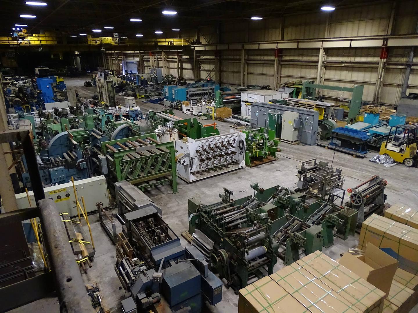 COMPLETE PAPER CONVERTING PLANT LIQUIDATION