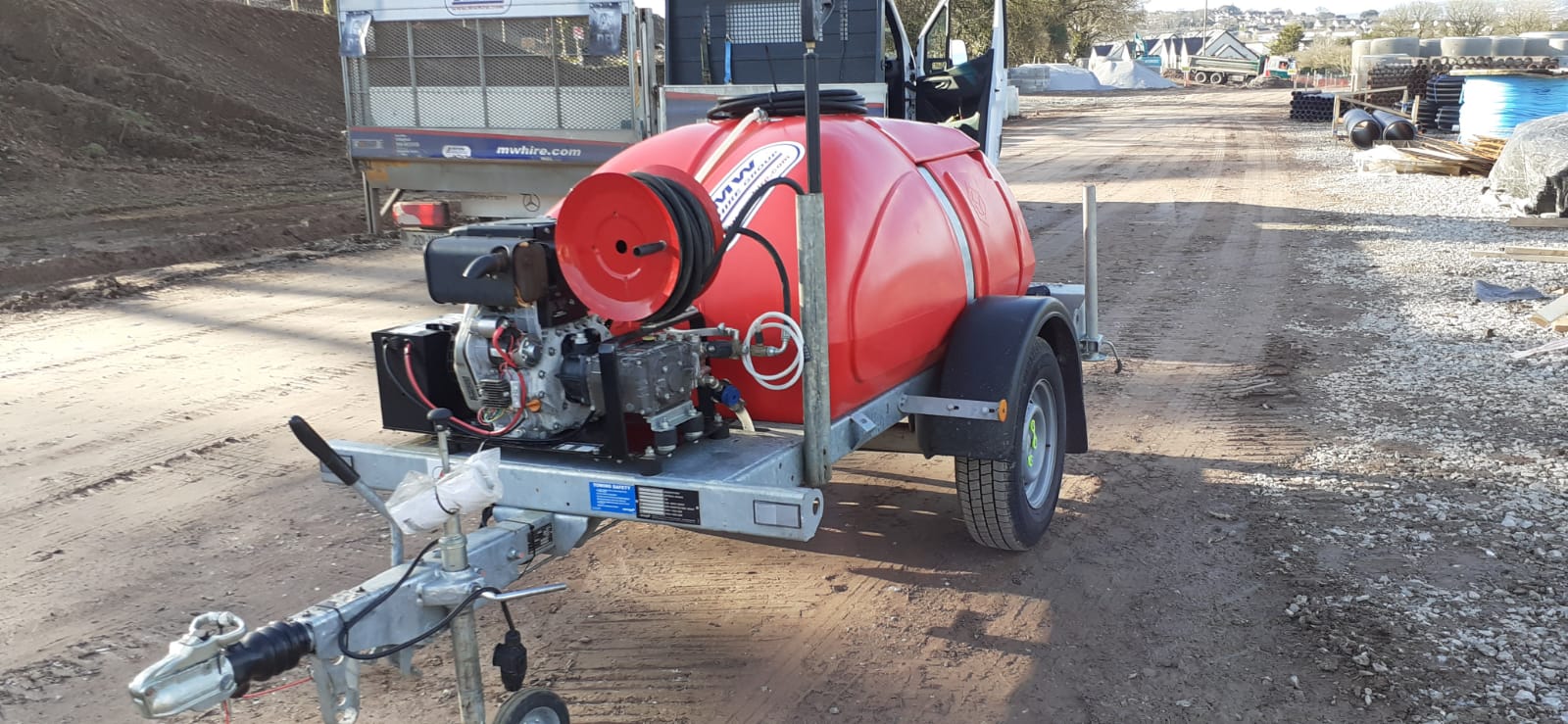 Demo Taskman 3000 psi Road Tow Diesel Bowser SOLD... delivered to site in Cork 