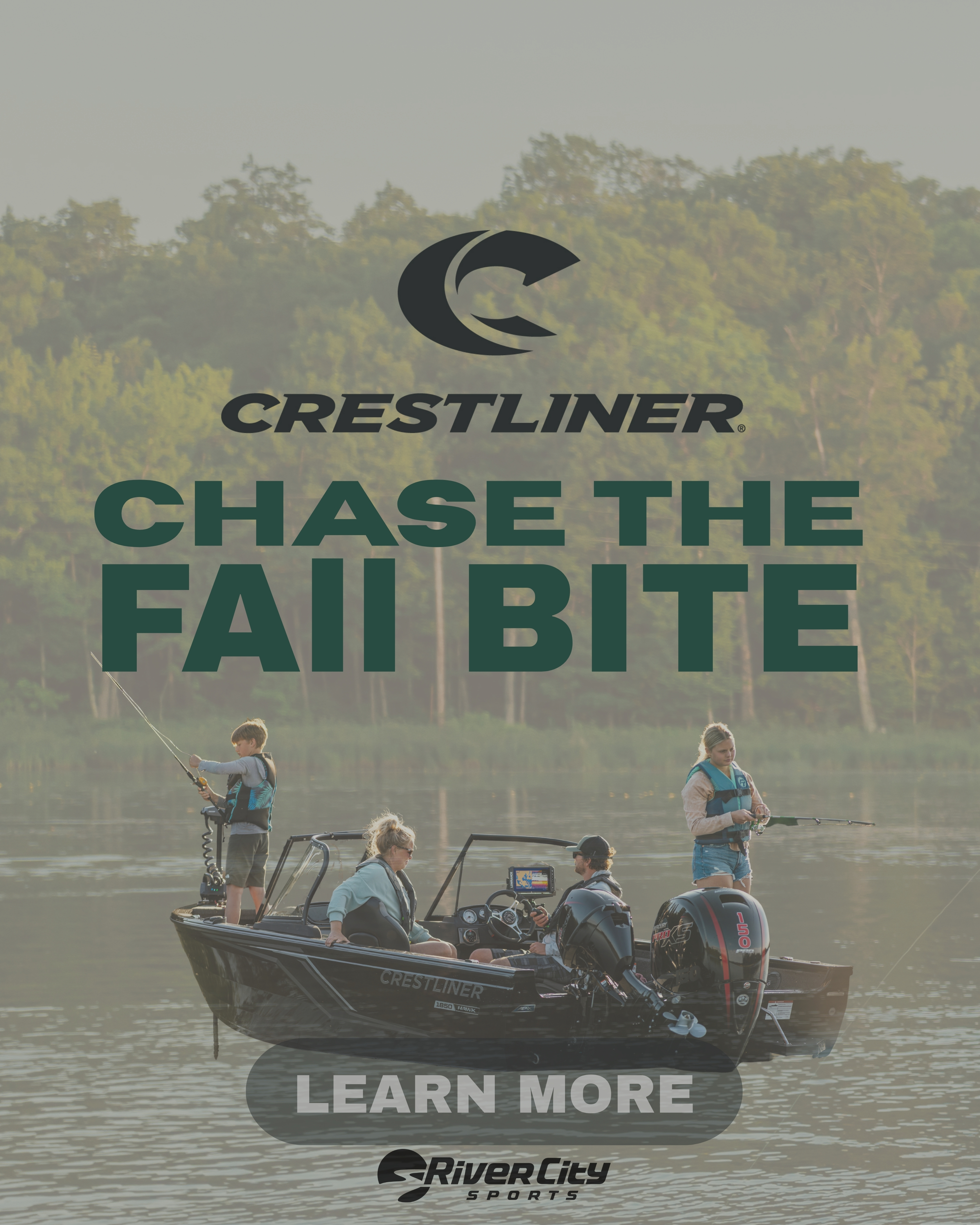 Crestliner Fishing Boats: Chase the Fall Bite | River City Sports