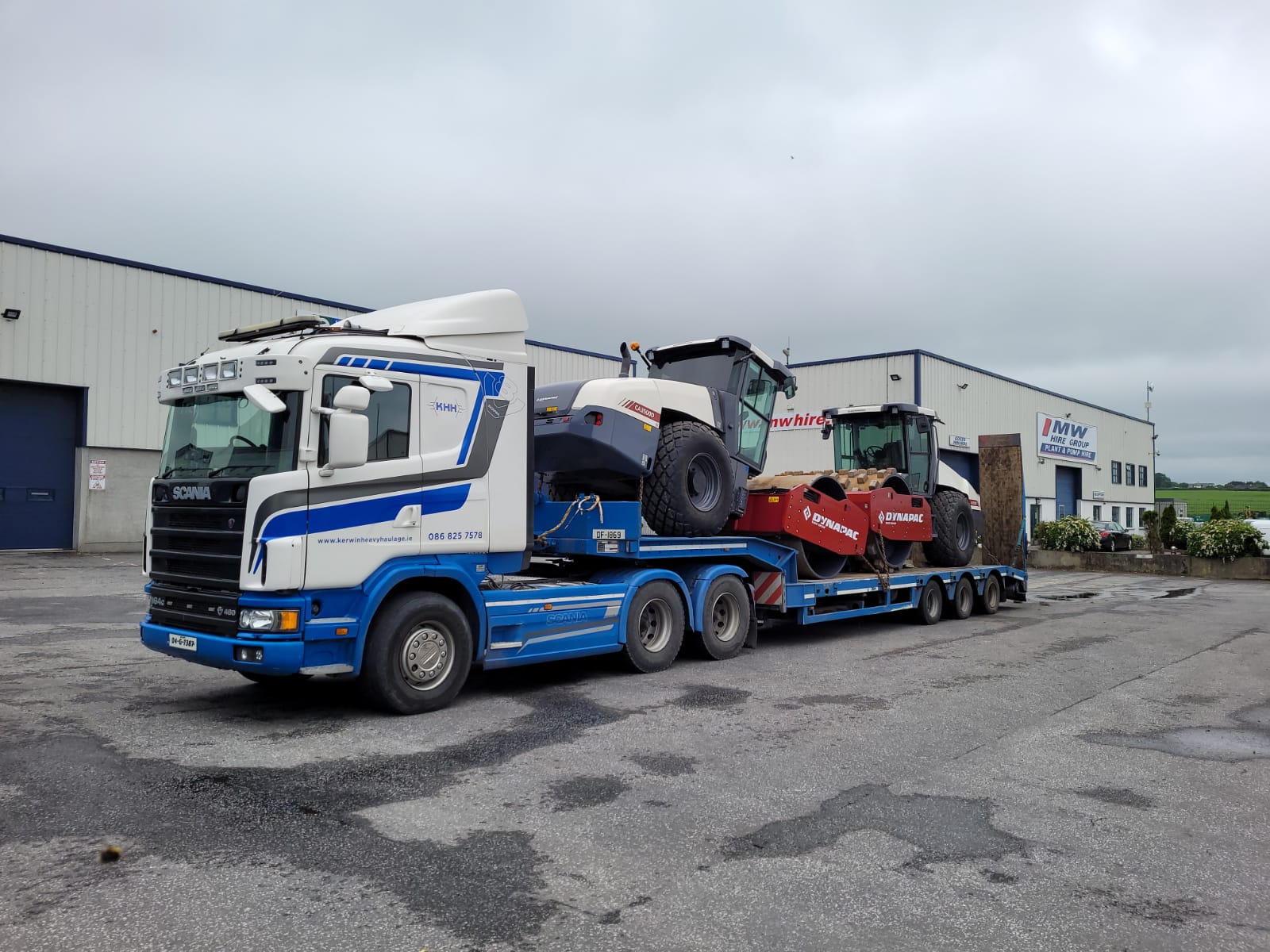 2x Demo Dynapac CA3500 SOLD to a customer in Ohio USA... heading to the docks and on their way... 