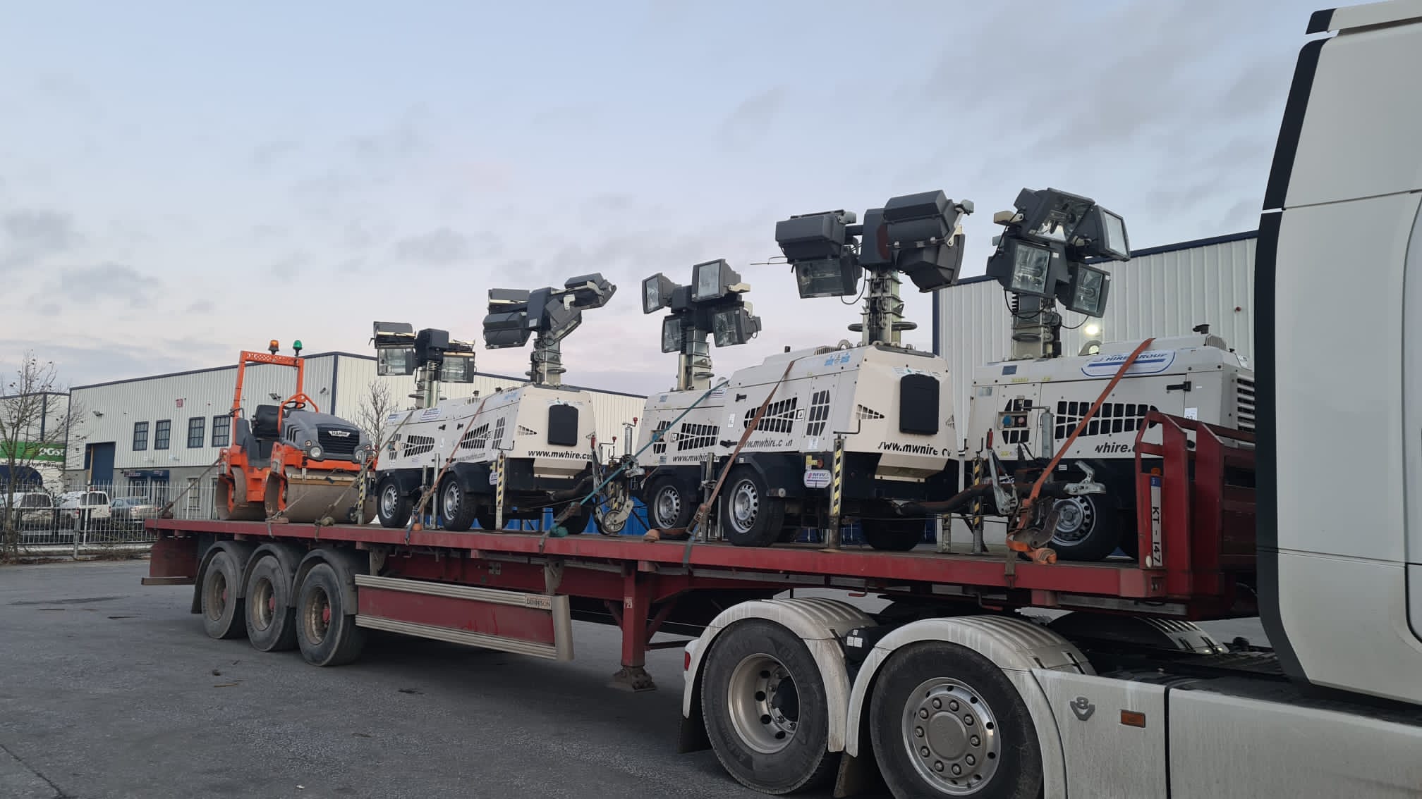 Ex Rental Generac VT1'S and a Hamm HD12 Roller SOLD.... heading to the customer in Co. Monaghan 