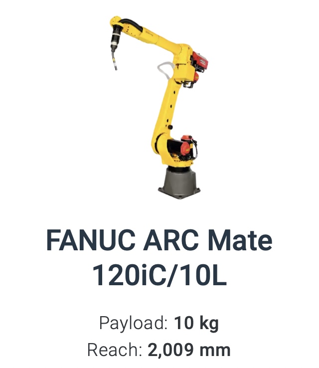 Fanuc Arc Mate 120iC/10L Data Sheet