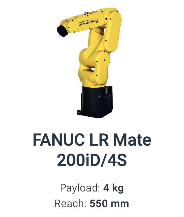 Fanuc LR Mate 200iD/4S Data Sheet