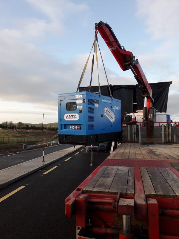 110kVA Generator Delivered For The Official Opening Ceremony Of The New Ross By Pass