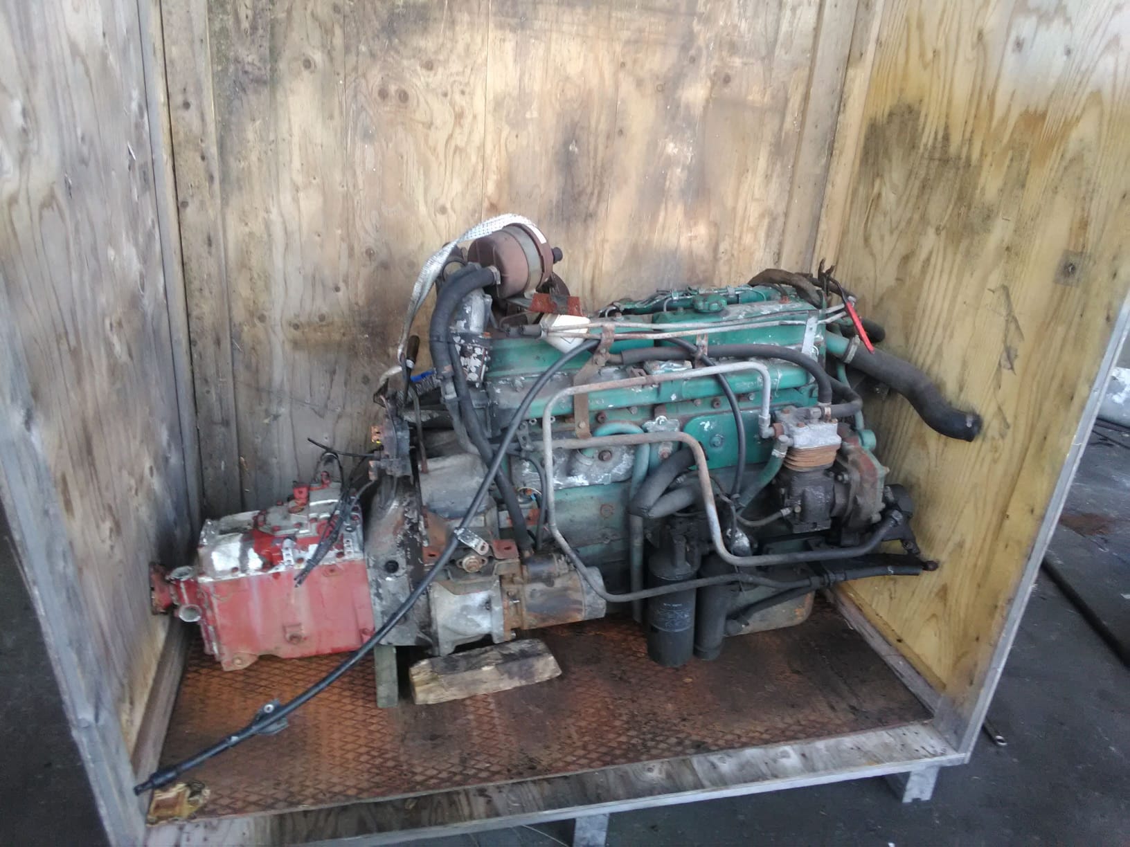 Shipping to Lome - Togo. Volvo TD61 GS engine and ZF manual gearbox.