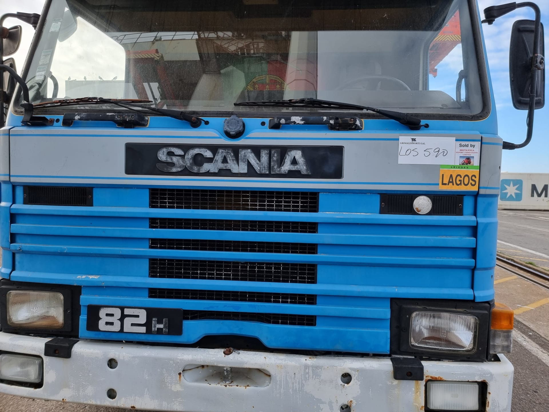 Grimaldi RoRo shipping from Portugal to Lagos - Nigeria.