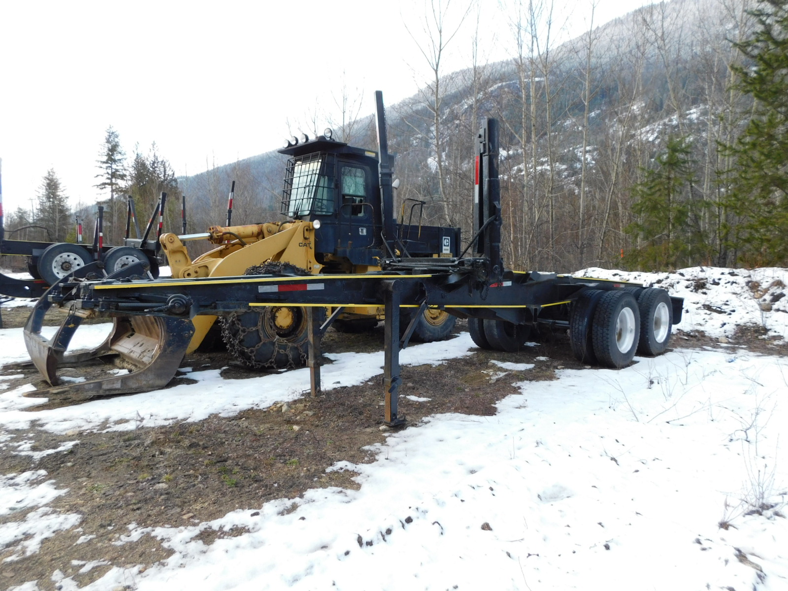 PAST Auction- Pole Peeling Mill, Log Lathe & Sawmill 