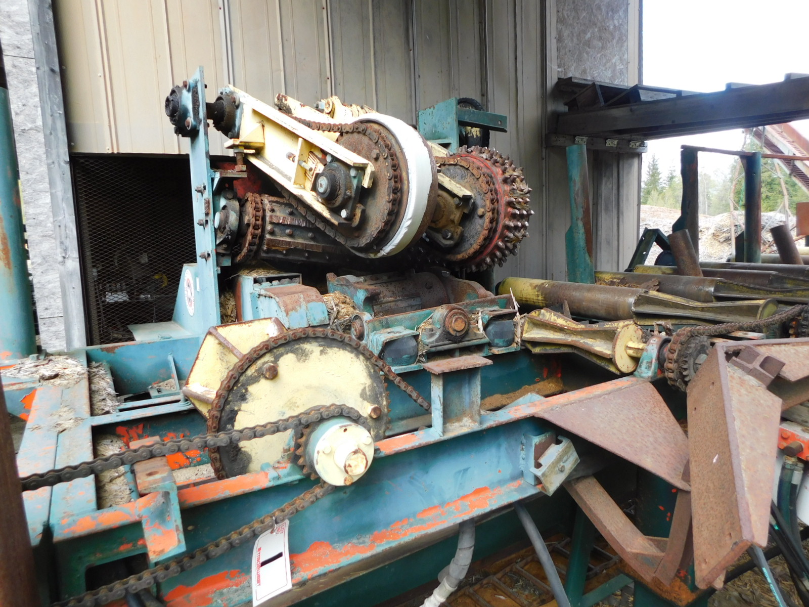 PAST Auction- Pole Peeling Mill, Log Lathe & Sawmill 