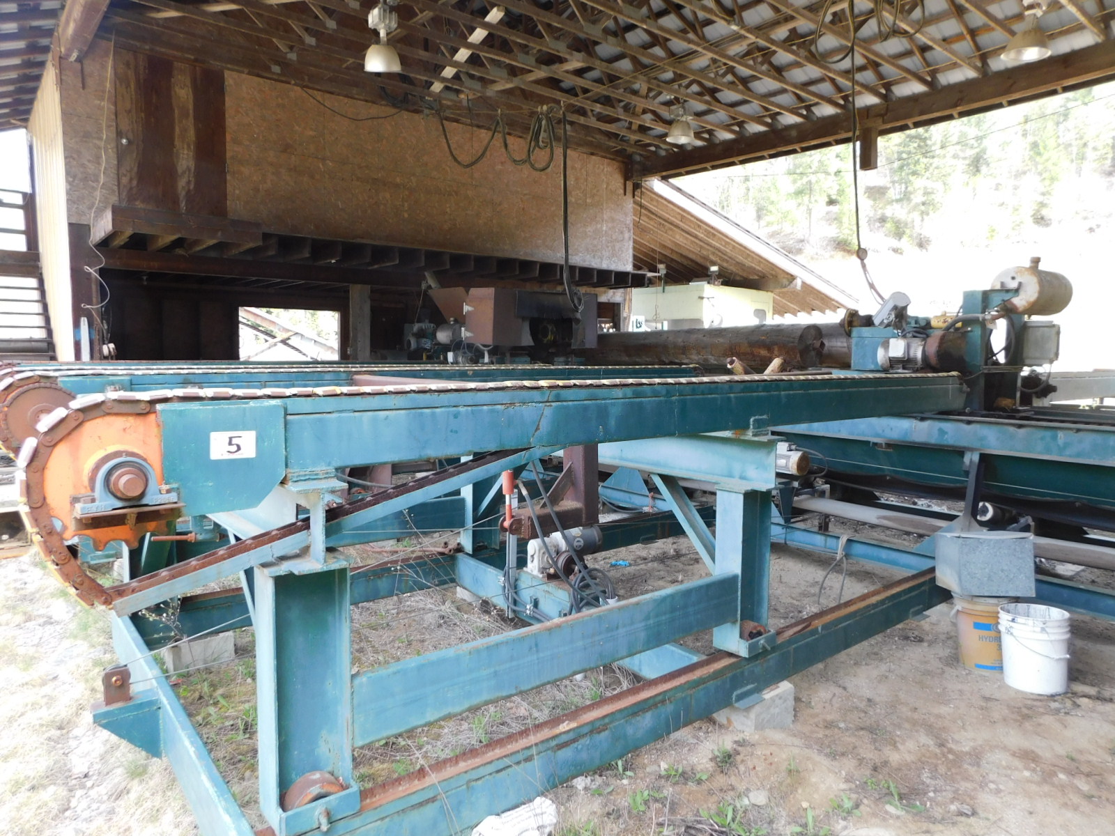 PAST Auction- Pole Peeling Mill, Log Lathe & Sawmill 