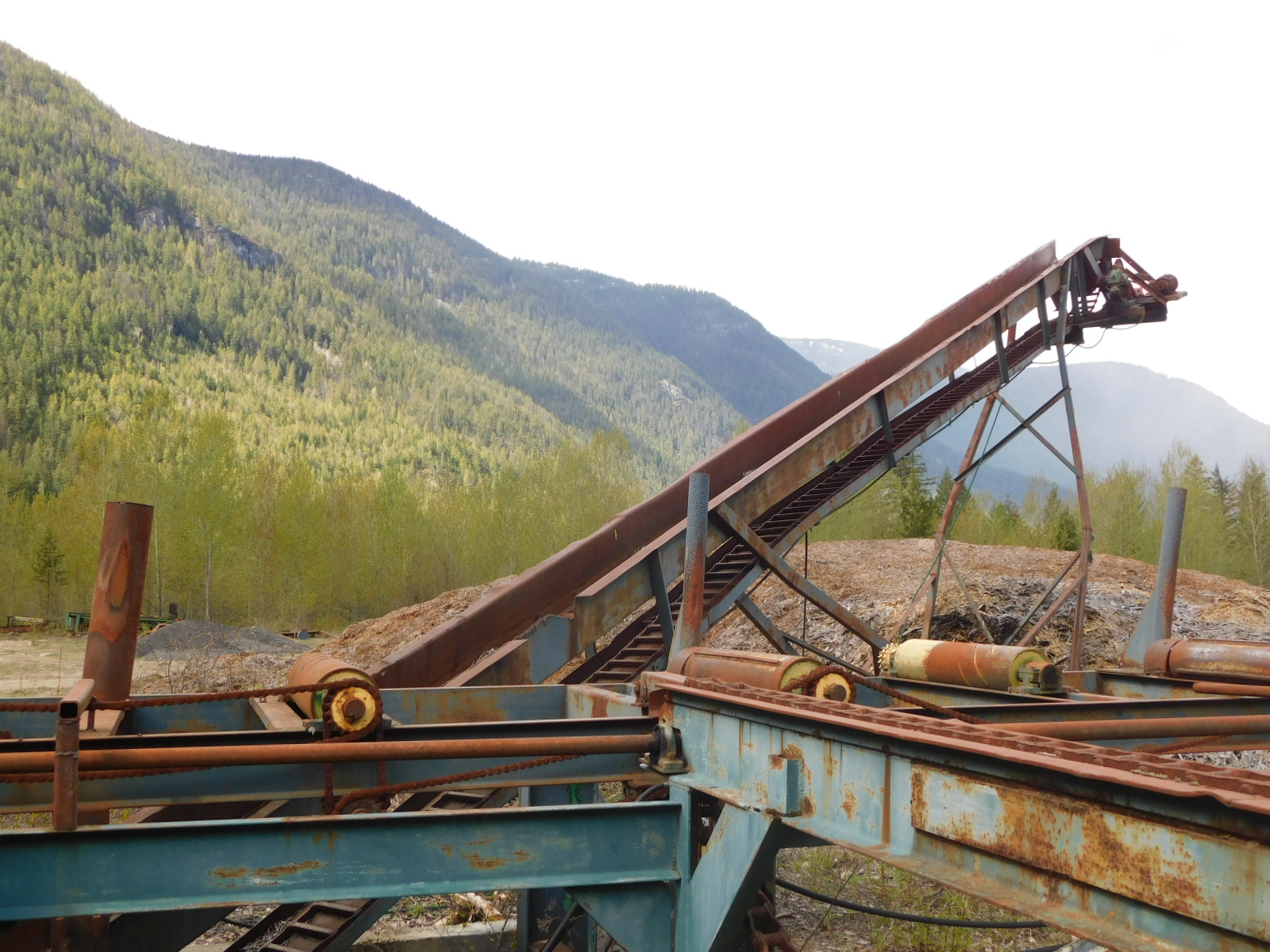 PAST Auction- Pole Peeling Mill, Log Lathe & Sawmill 