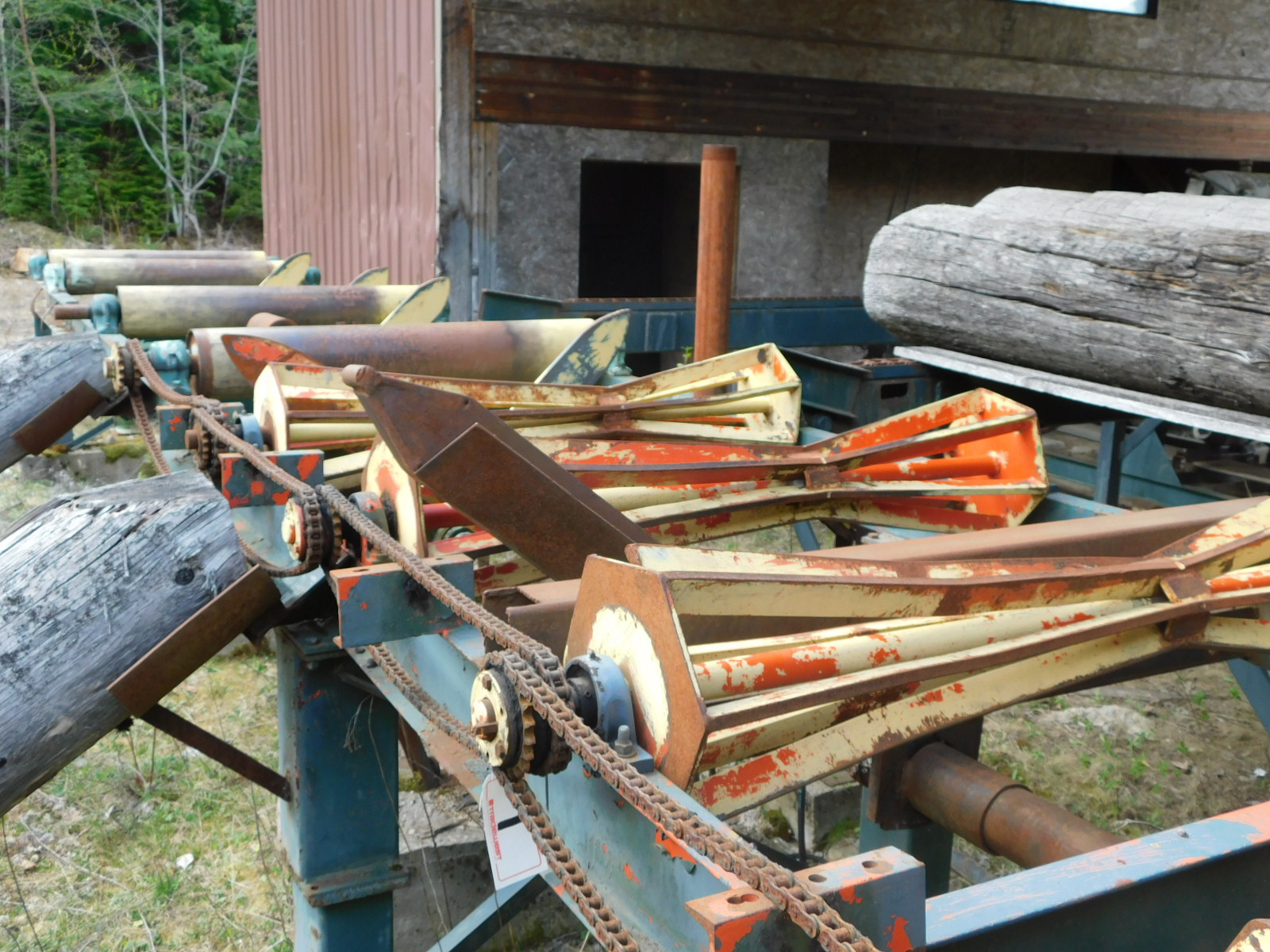 PAST Auction- Pole Peeling Mill, Log Lathe & Sawmill 