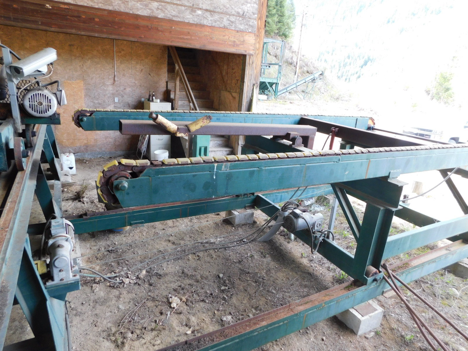 PAST Auction- Pole Peeling Mill, Log Lathe & Sawmill 