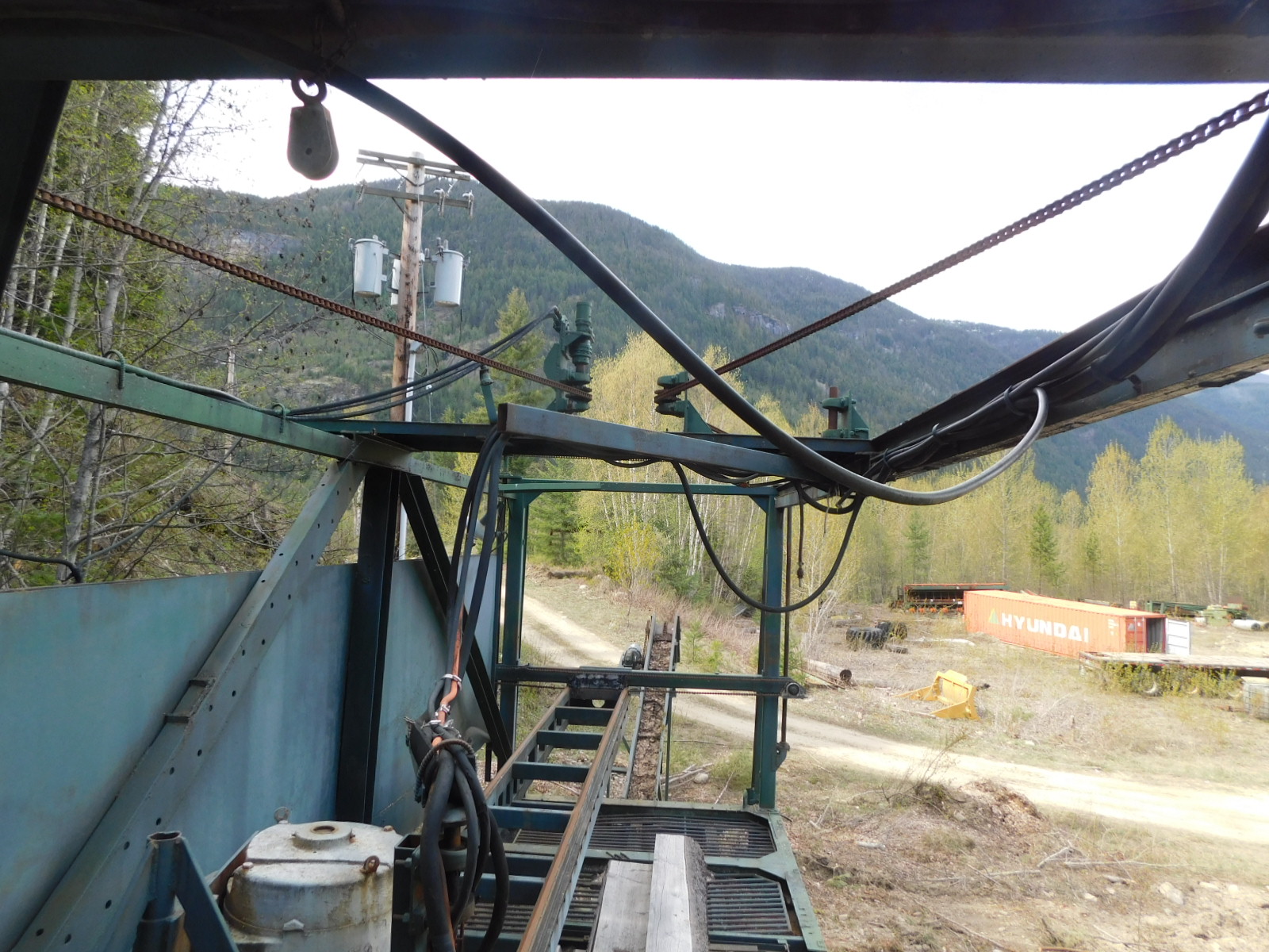 PAST Auction- Pole Peeling Mill, Log Lathe & Sawmill 