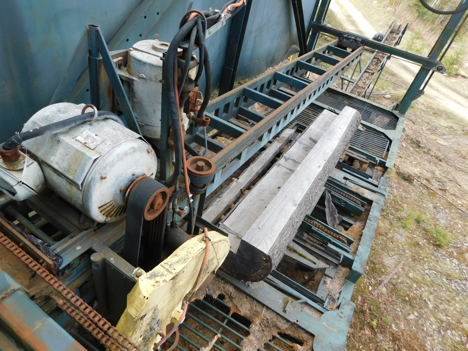 PAST Auction- Pole Peeling Mill, Log Lathe & Sawmill 