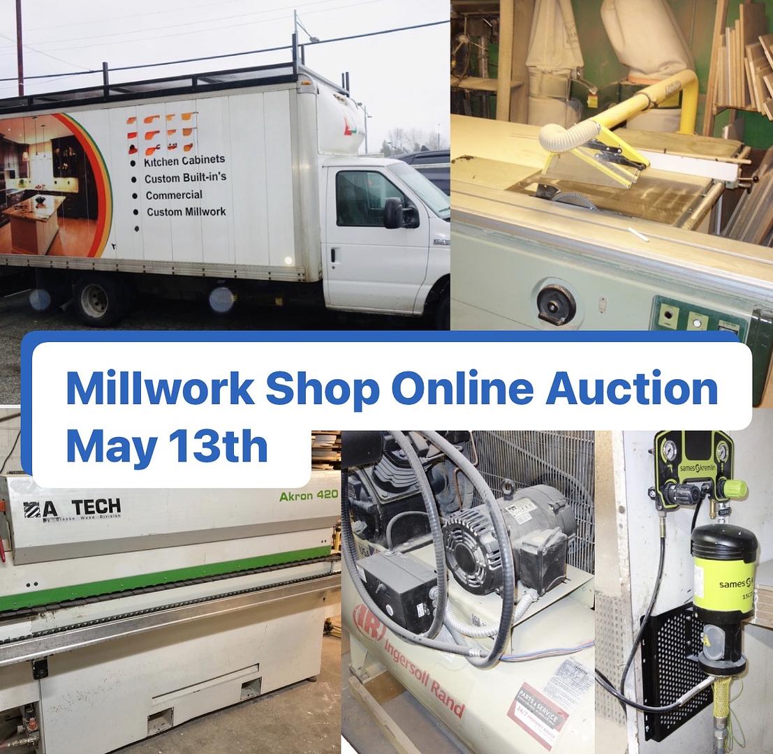 Online Auction- Millwork & Cabinet Shop 