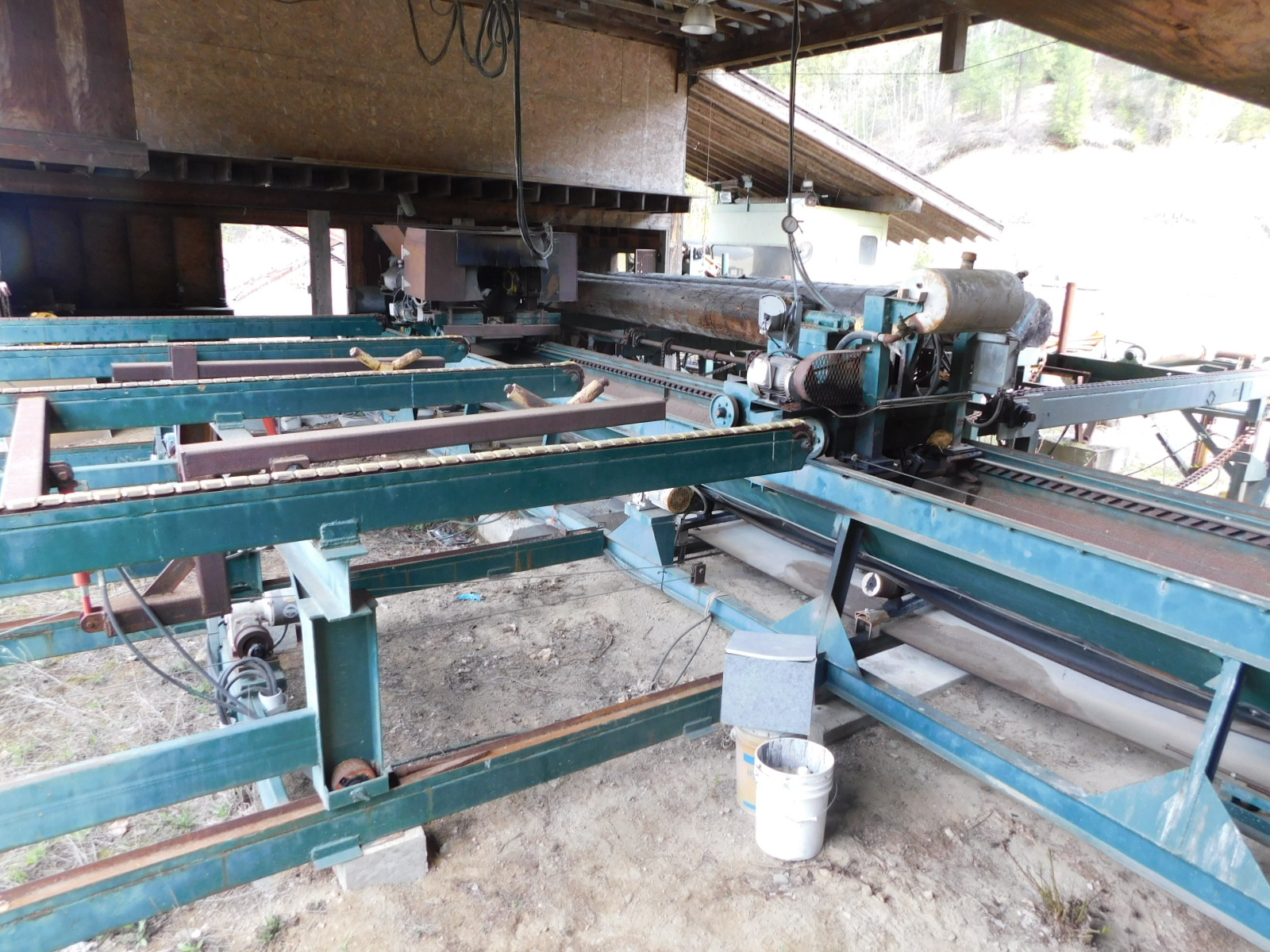 PAST Auction- Pole Peeling Mill, Log Lathe & Sawmill 