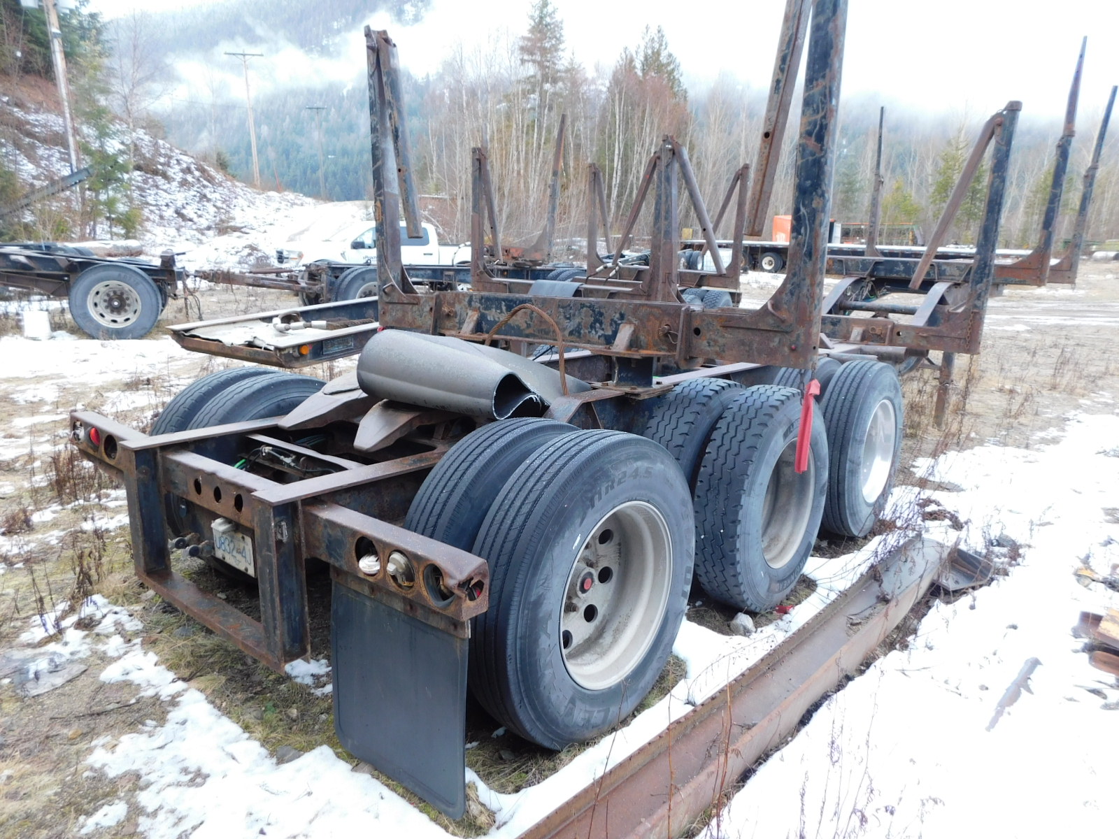 PAST Auction- Pole Peeling Mill, Log Lathe & Sawmill 