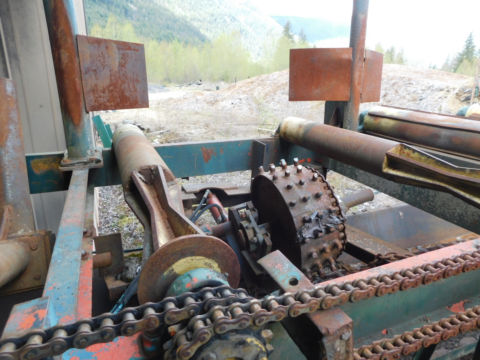 PAST Auction- Pole Peeling Mill, Log Lathe & Sawmill 