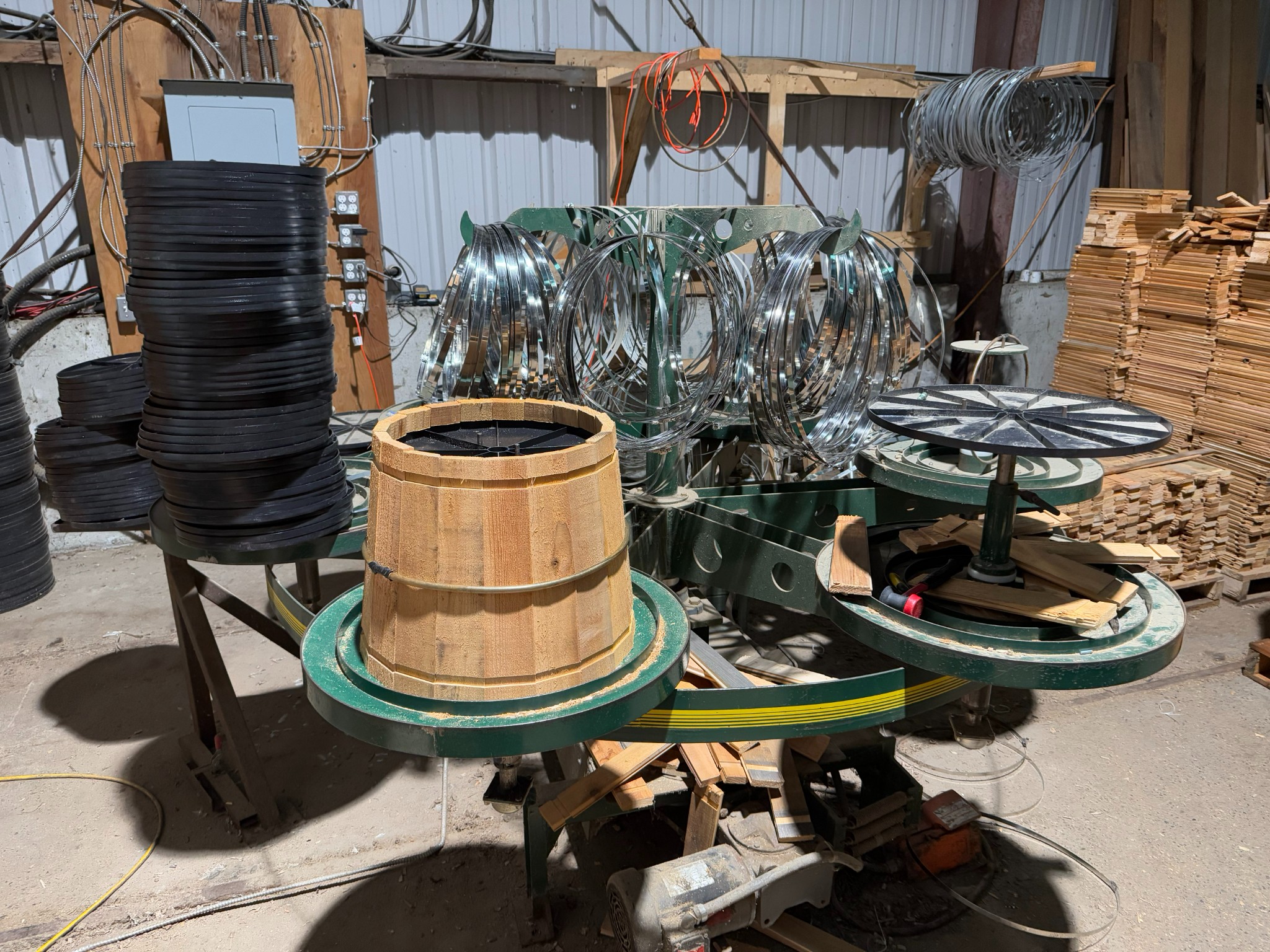 Online Auction - Barrel Planter Manufacturer 