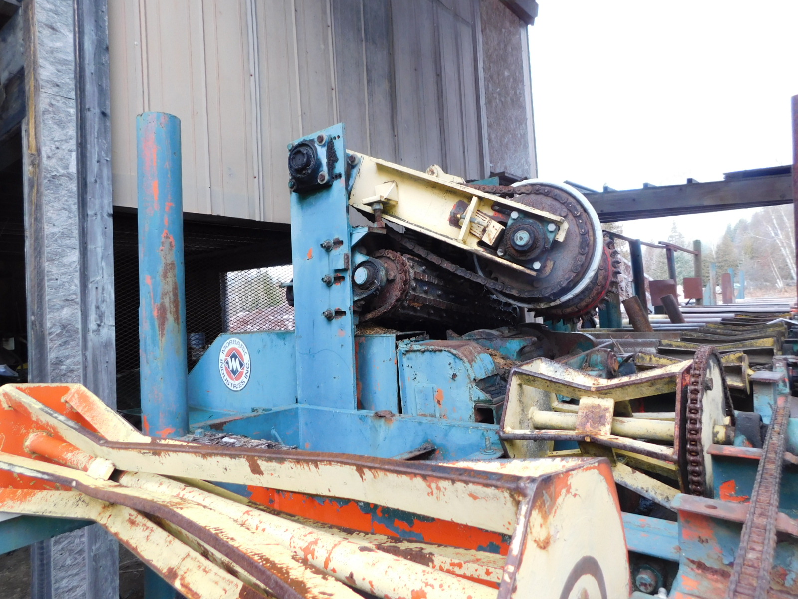 PAST Auction- Pole Peeling Mill, Log Lathe & Sawmill 