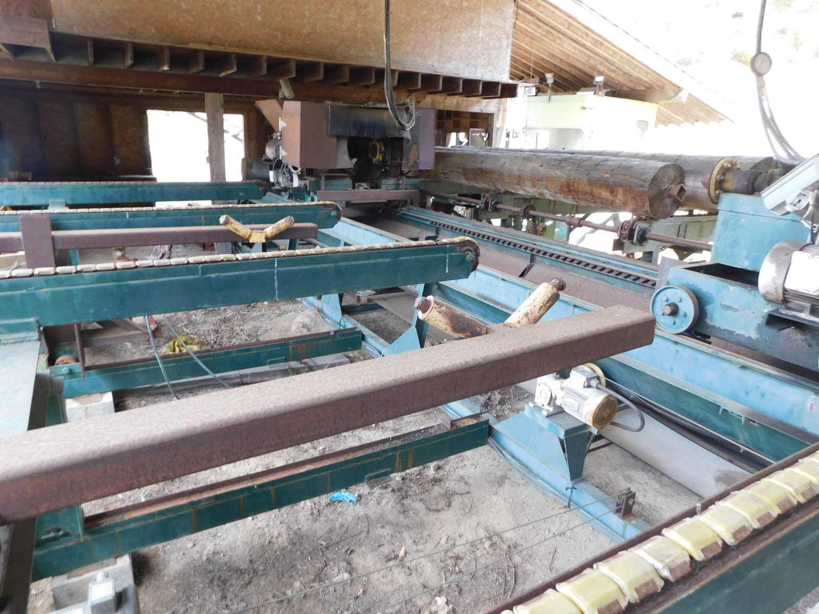 PAST Auction- Pole Peeling Mill, Log Lathe & Sawmill 