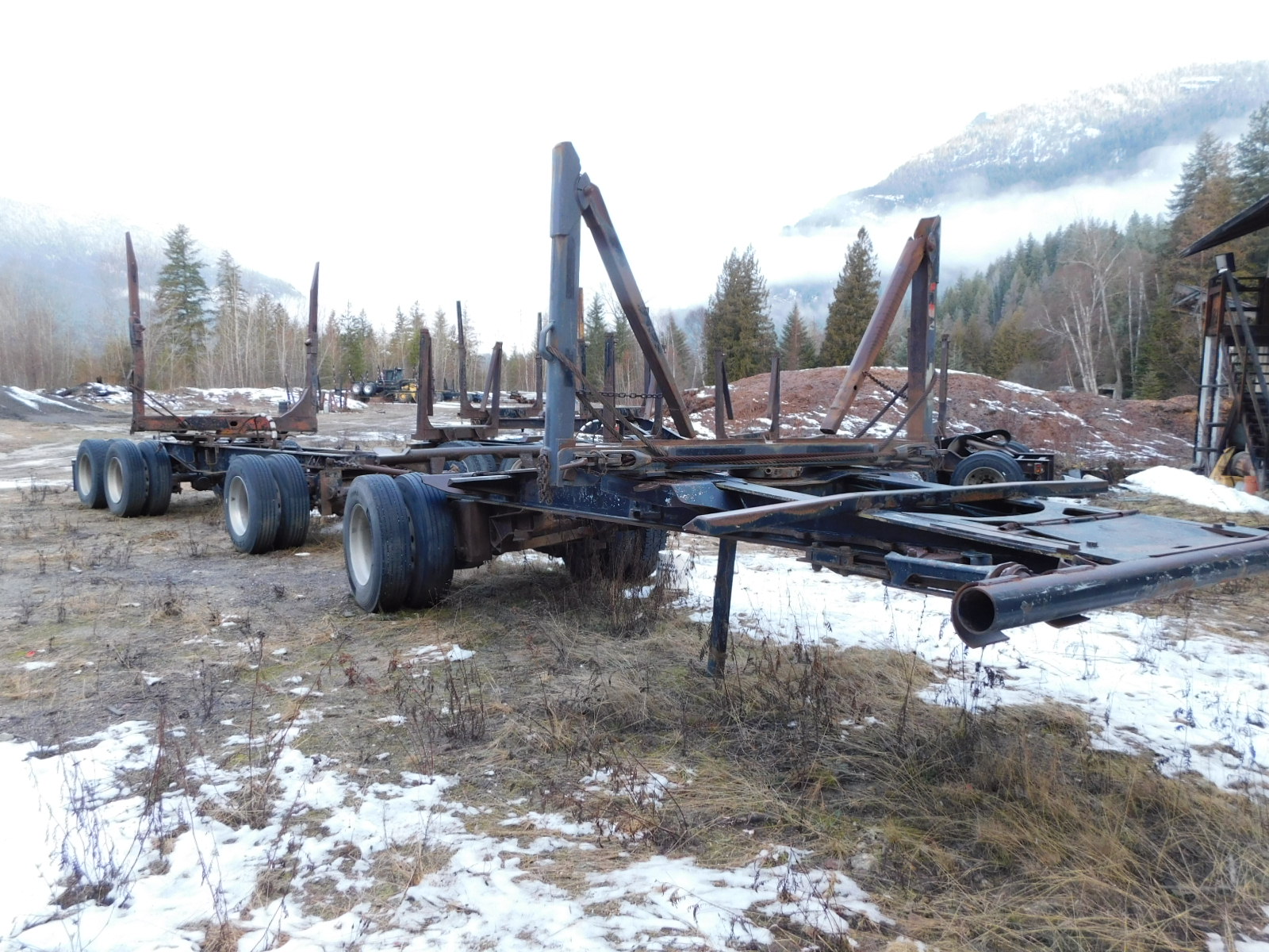 PAST Auction- Pole Peeling Mill, Log Lathe & Sawmill 
