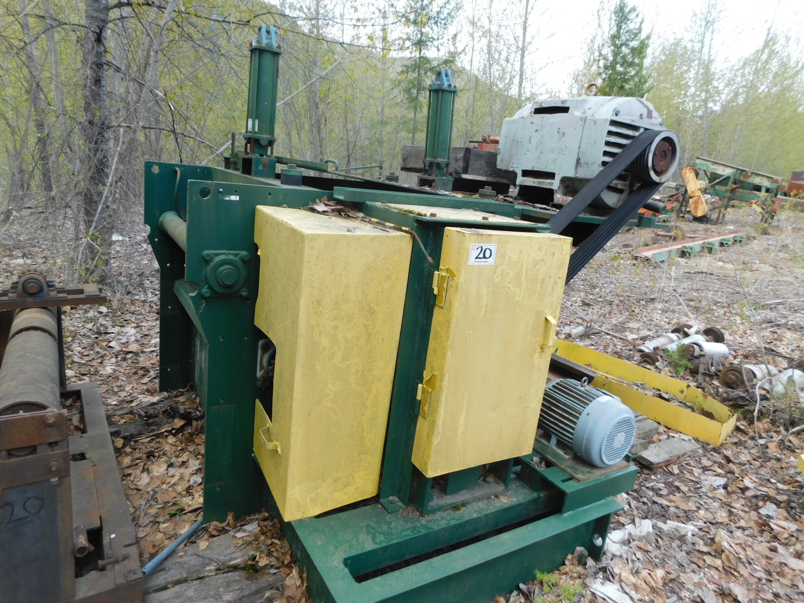 PAST Auction- Pole Peeling Mill, Log Lathe & Sawmill 