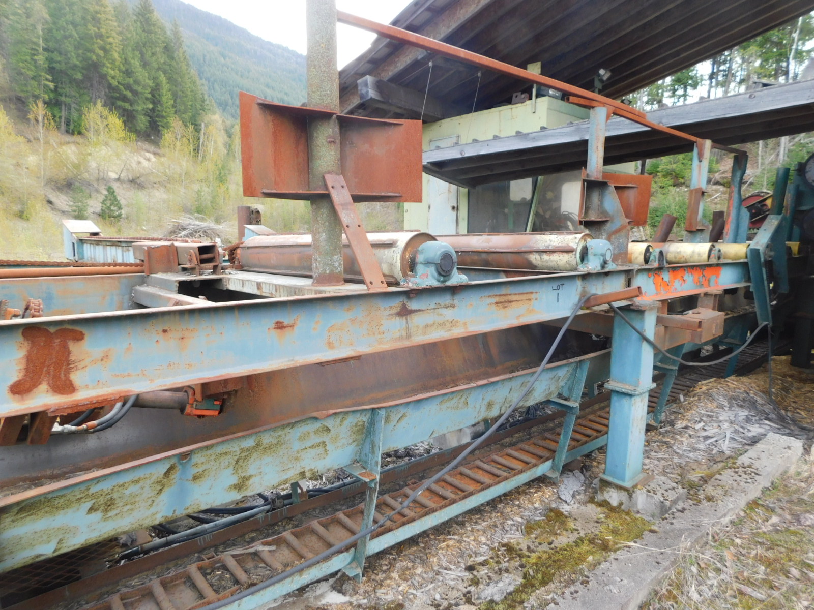 PAST Auction- Pole Peeling Mill, Log Lathe & Sawmill 