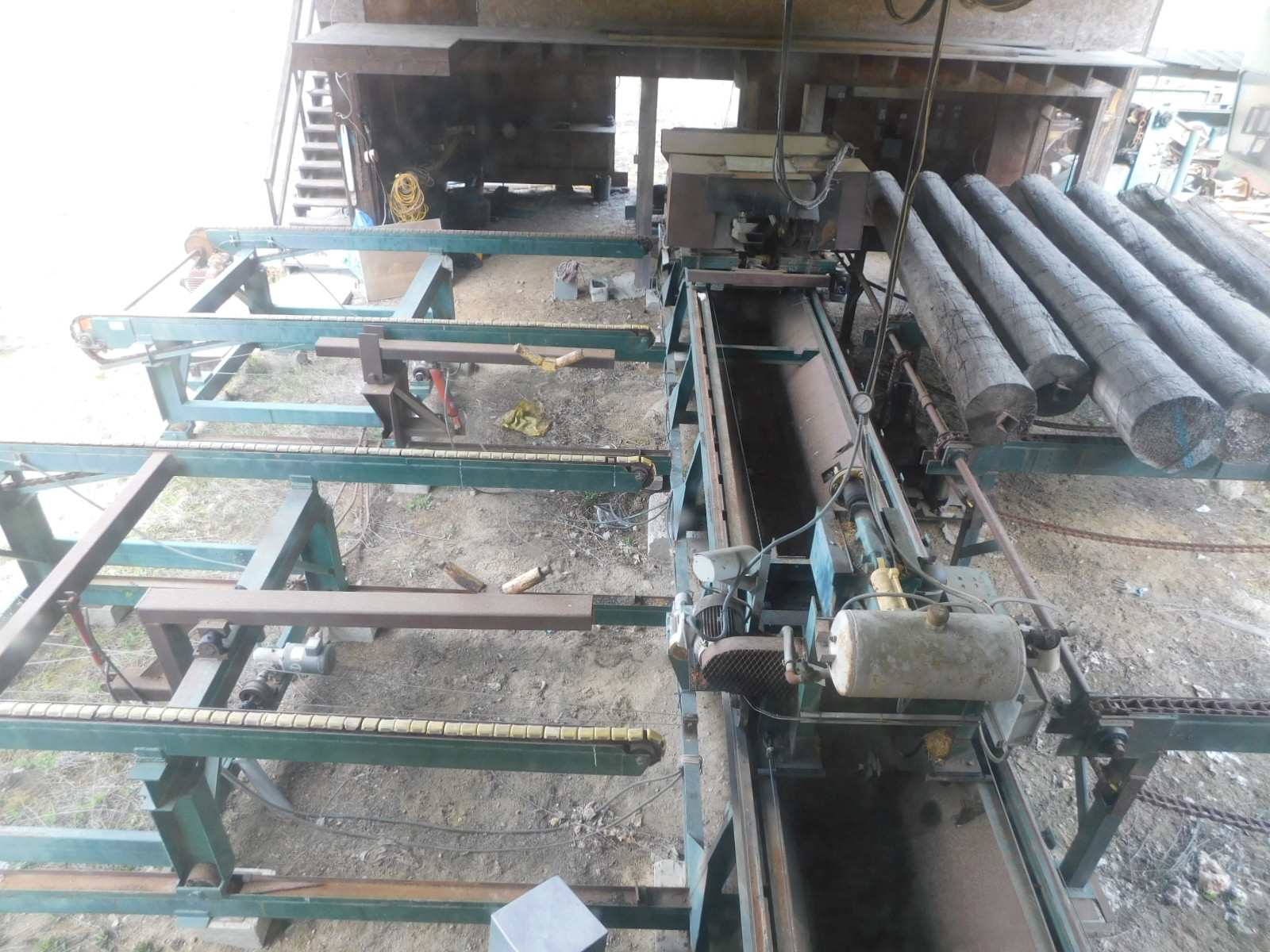 PAST Auction- Pole Peeling Mill, Log Lathe & Sawmill 