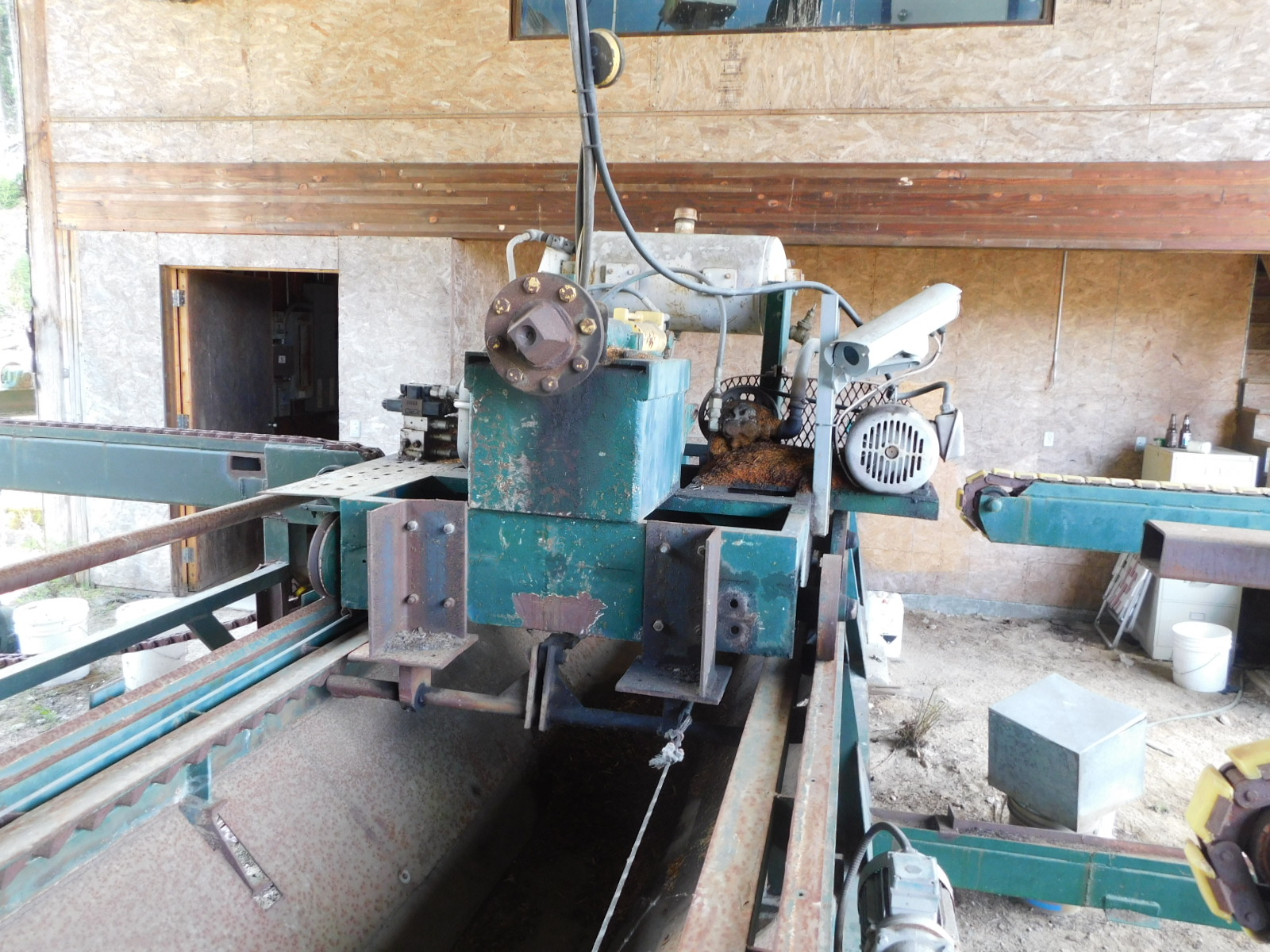PAST Auction- Pole Peeling Mill, Log Lathe & Sawmill 