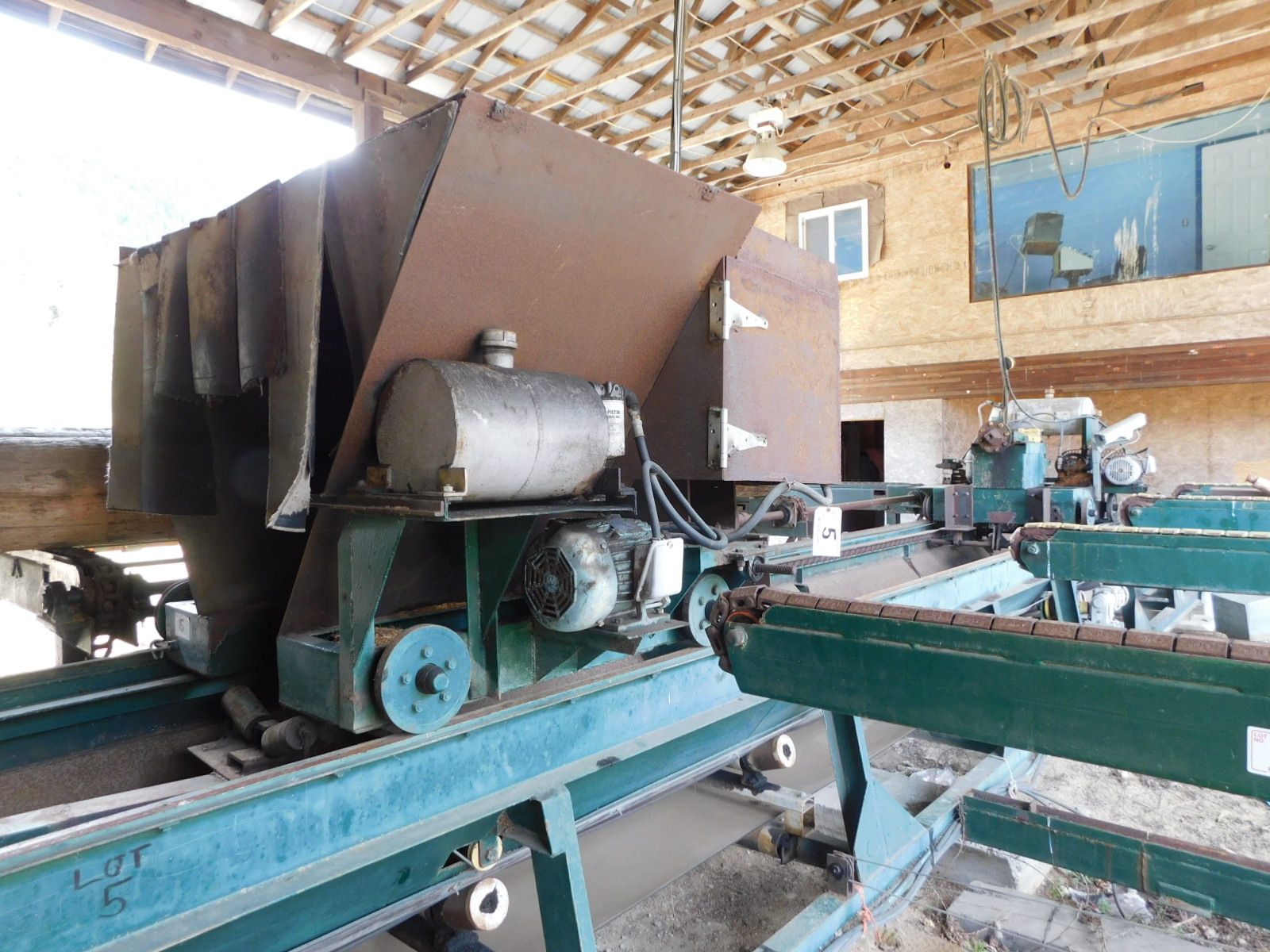 PAST Auction- Pole Peeling Mill, Log Lathe & Sawmill 