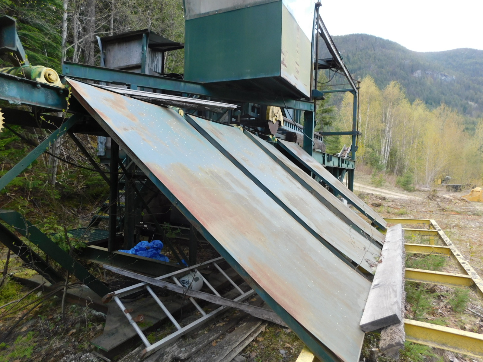 PAST Auction- Pole Peeling Mill, Log Lathe & Sawmill 