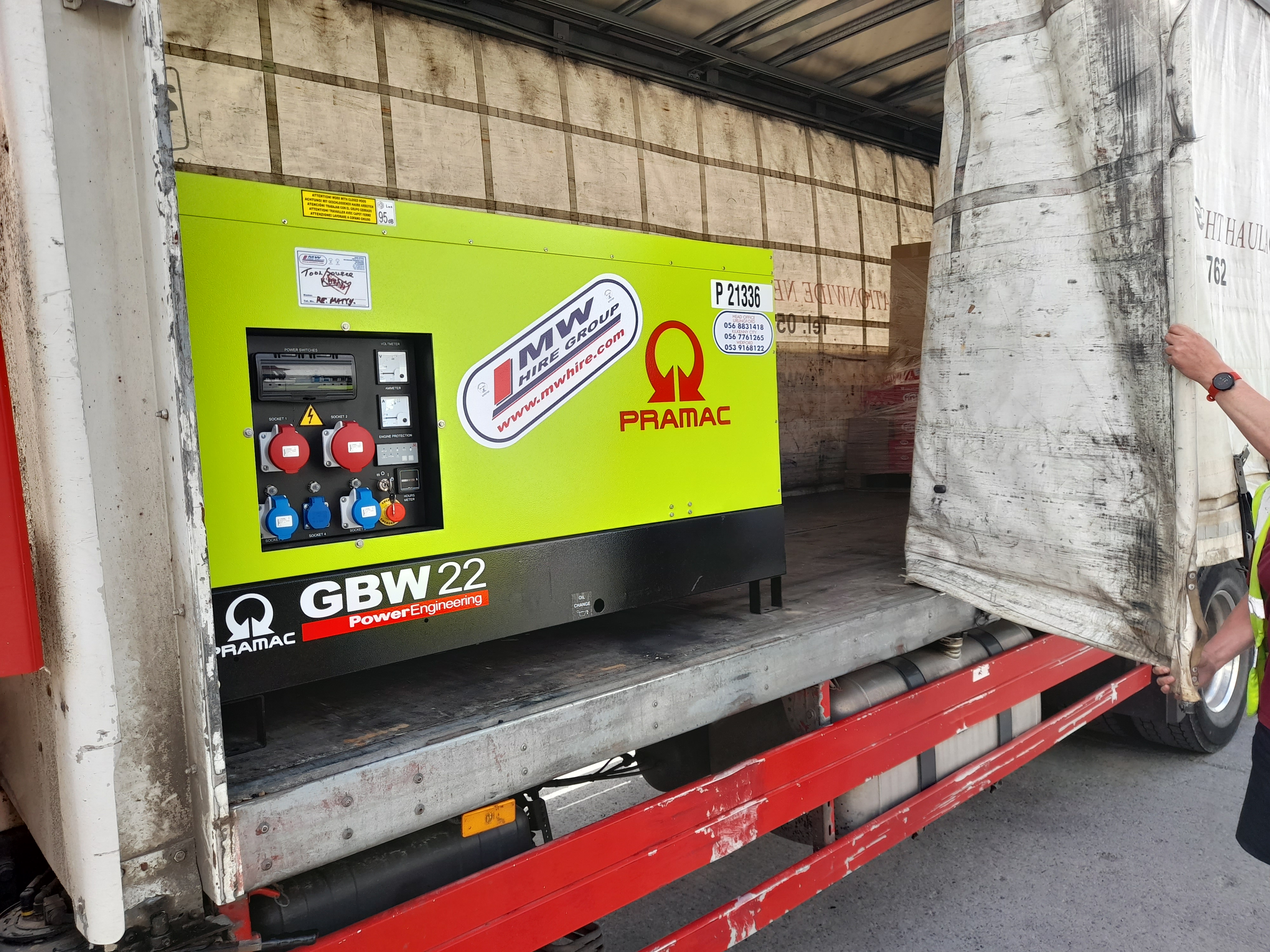 New Pramac GBW22 SOLD and on its way to the customer in Co. Kerry 