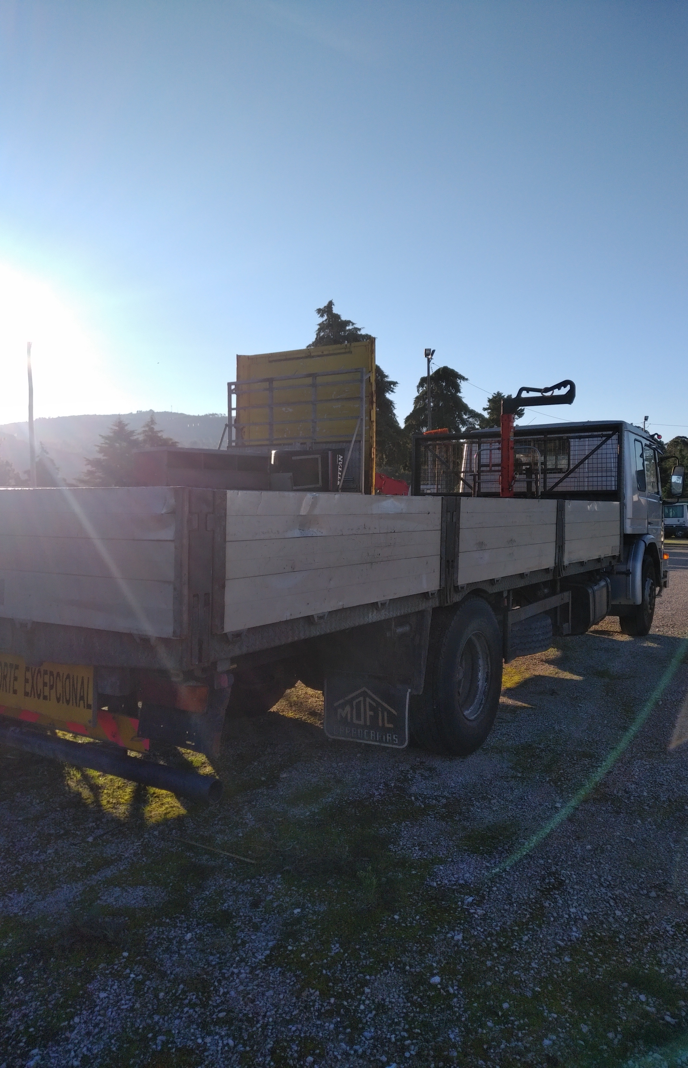 Left hand drive Scania 93M 280 18 ton dropside truck recently sold to Lagos - Nigeria.