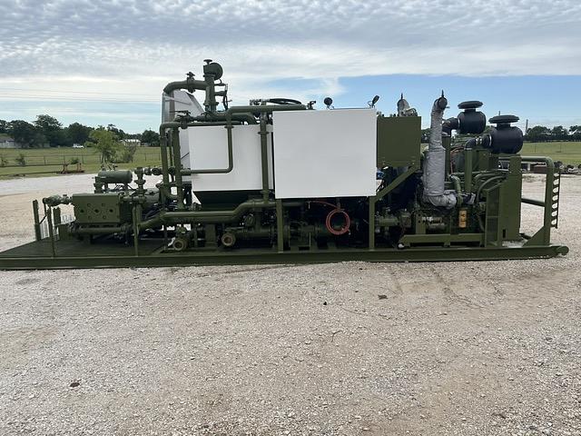 Single RCM cementing skid built with a 600 short style pump