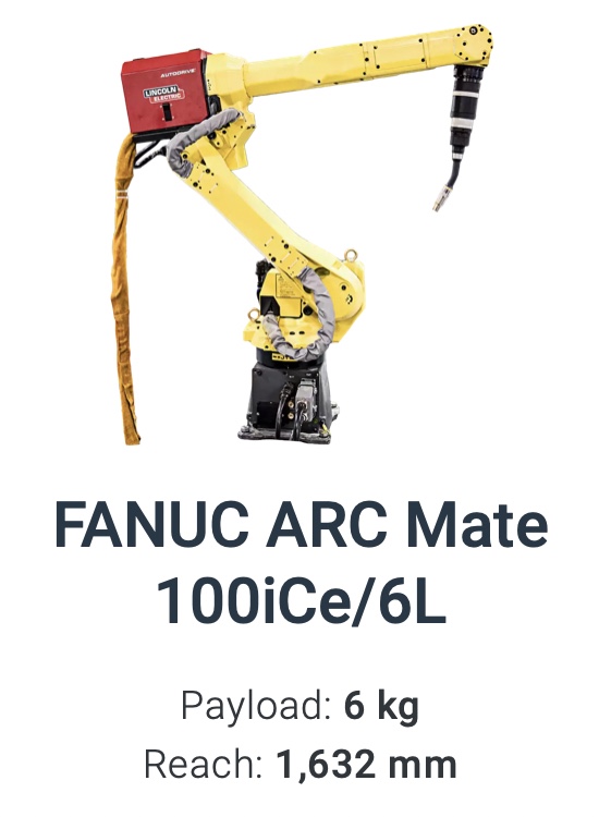 Fanuc Arc Mate 100iCe/6L Data Sheet