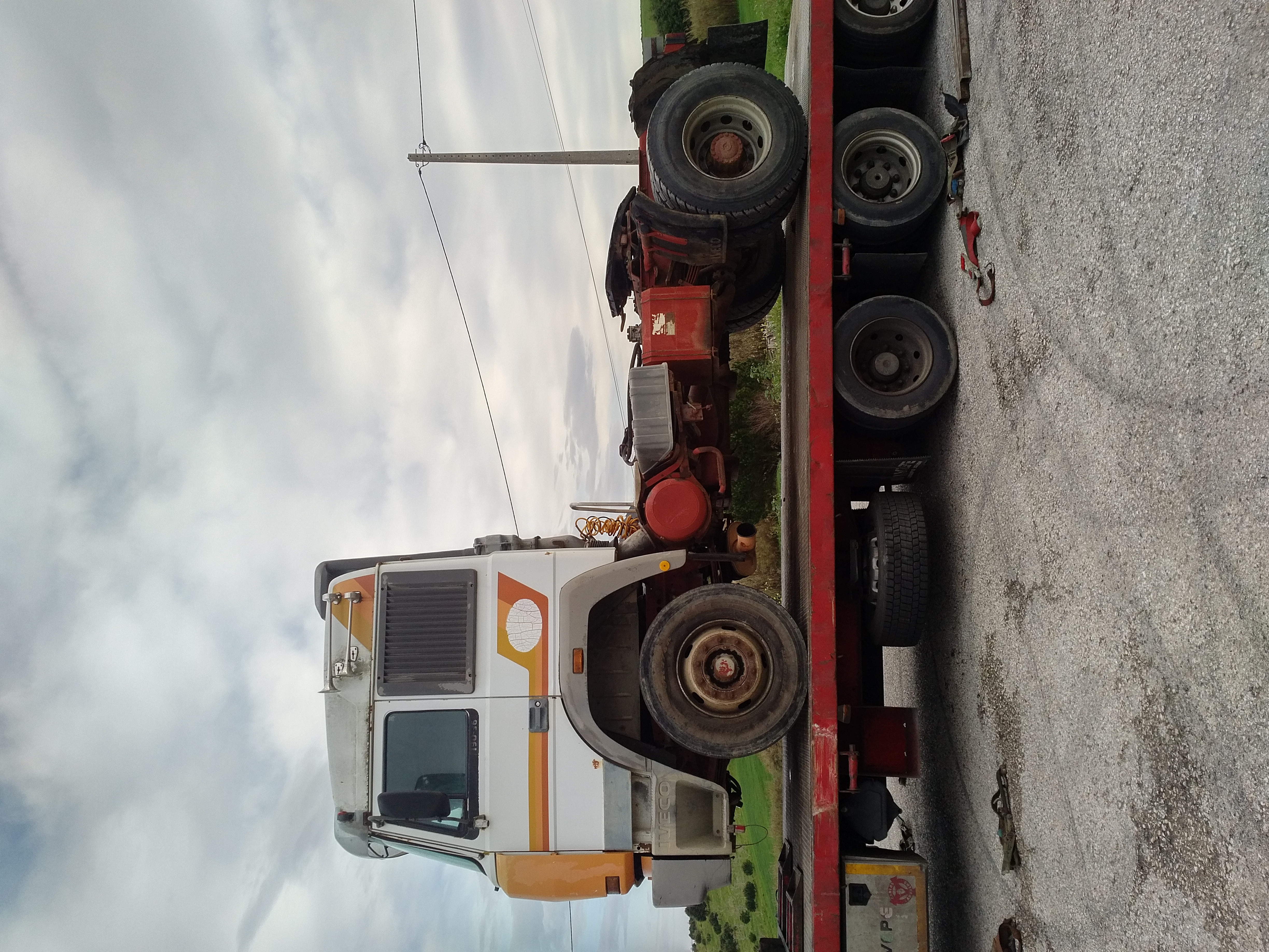 Transport & Delivery of Iveco Turbostar 190-36 tractor unit to Port. Shipping to Lagos - Nigeria.