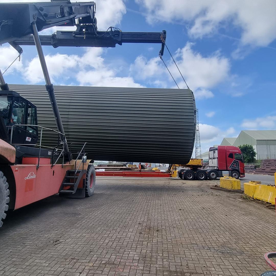 Shipping of 64 x 325,000 litre Stainless Steel Tanks