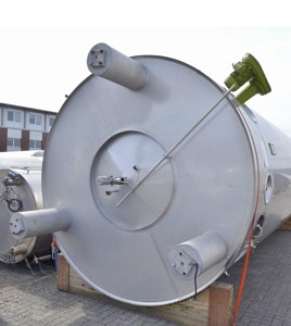 Distillery Expansion – New Vat with cask filling pipework installed – Scotland