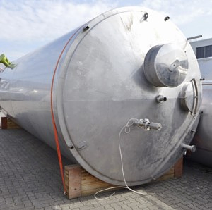 Distillery Expansion – New Vat with cask filling pipework installed – Scotland