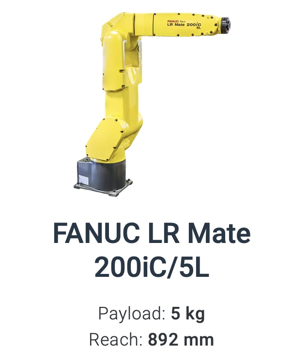 Fanuc LR Mate 200iC/5L Data Sheet